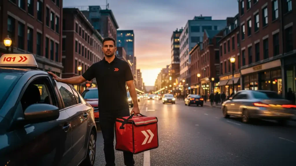 “Delivery driver using apps as one way for how to make $100 a day”