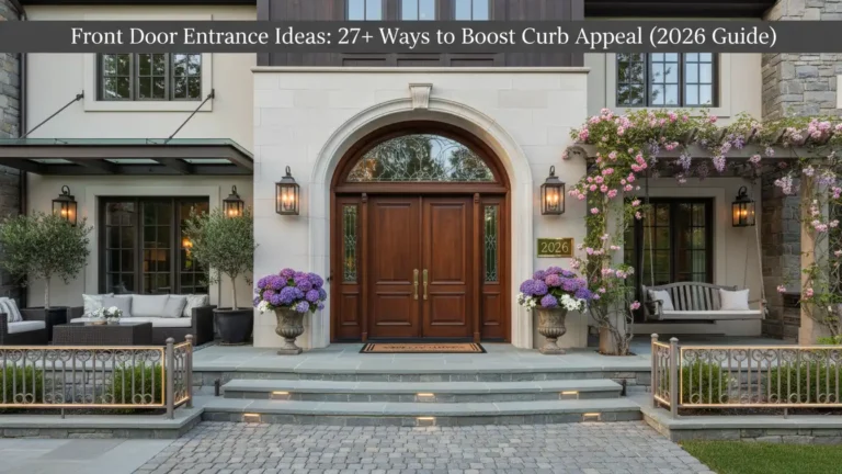 Front Door Entrance Ideas: 27+ Stunning Ways to Boost Curb Appeal (2026 Guide)