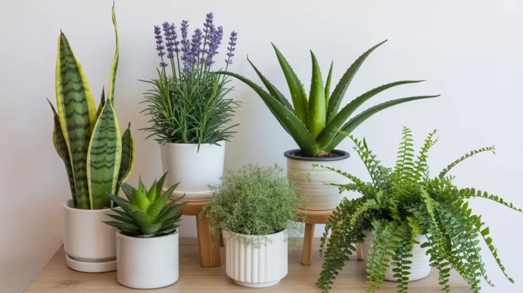 six best bedroom plants for improving air health and wellness