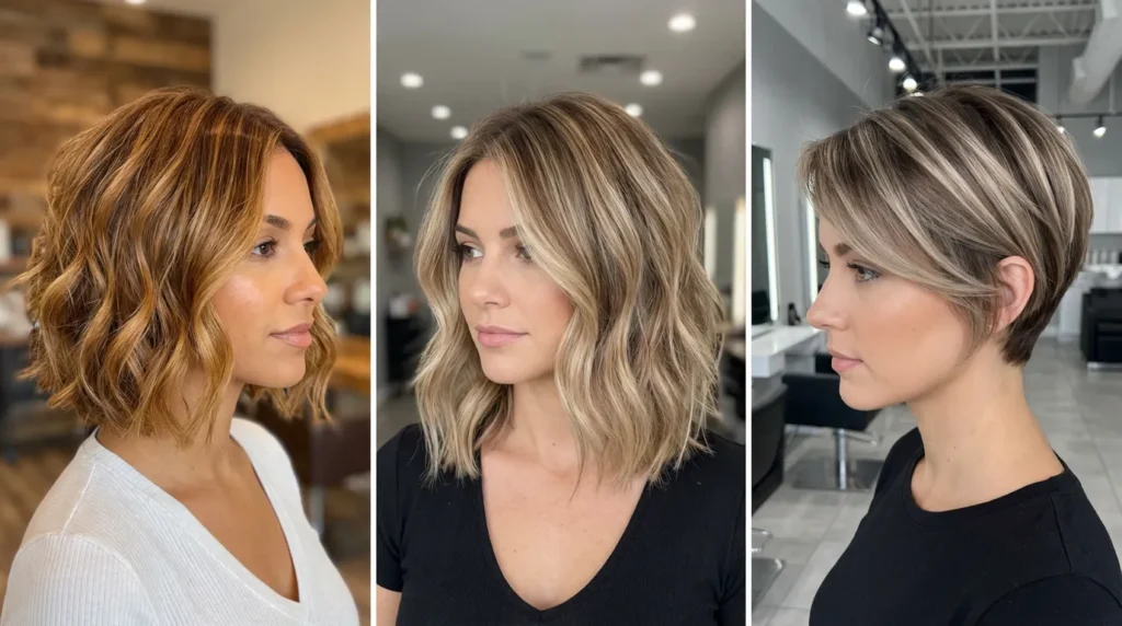 Honey brown balayage shades for warm, cool, and neutral undertones on short hair — YourselfLoveHub.com