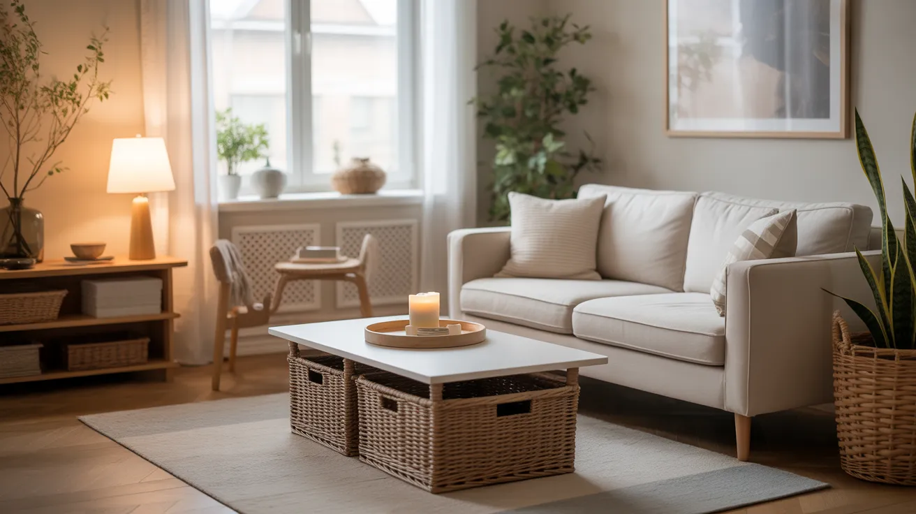 featured image for Genius Decluttering Ideas for the Living Room