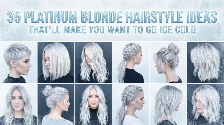 35 Platinum Blonde Hairstyle Ideas That’ll Make You Want to Go Ice Cold