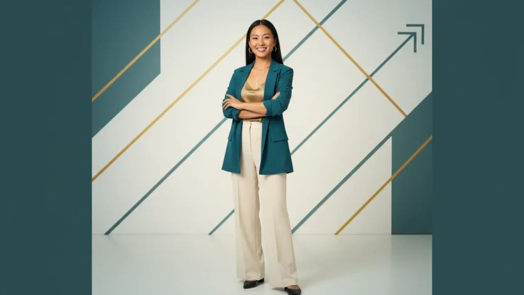 a successful woman standing confidently showing why, money mindset matters