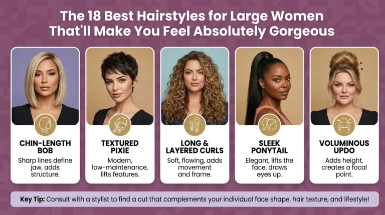 The 18 Best Hairstyles for Large Women That’ll Make You Feel Absolutely Gorgeous