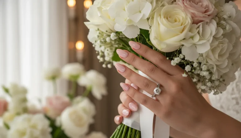 18 Stunning Pink Wedding Nails That’ll Make Your Bridal Look Complete