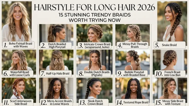 Hairstyle for Long Hair 2026 Trendy Braids: 15 Stunning Looks Worth Trying