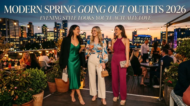 Modern Spring Going Out Outfits 2026: Evening Style Looks You’ll Actually Love