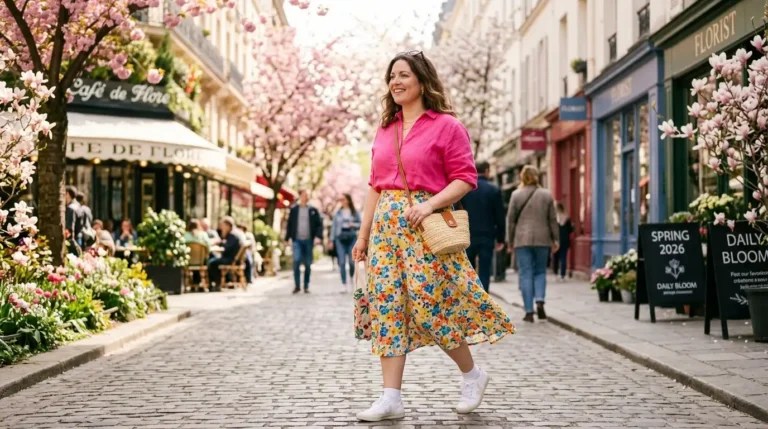 Vibrant Midsize Spring Outfits 2026: Colorful Everyday Looks That Actually Work