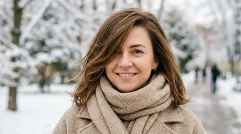 Winter Haircuts for Round Faces 2025–2026: 12 Trendy Looks That Slim and Flatter