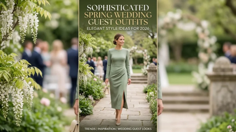 Sophisticated Spring Wedding Outfit 2026 – Elegant Guest Looks With Modern Style