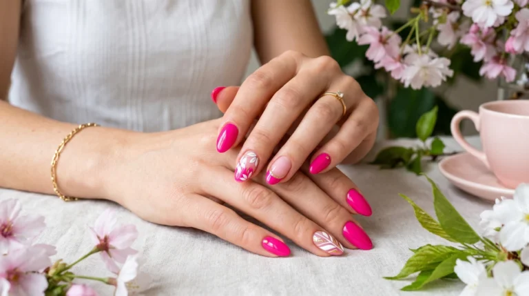 Chic Spring Hot Pink Nails 2026: 17 Fresh Manicure Ideas to Brighten Your Season