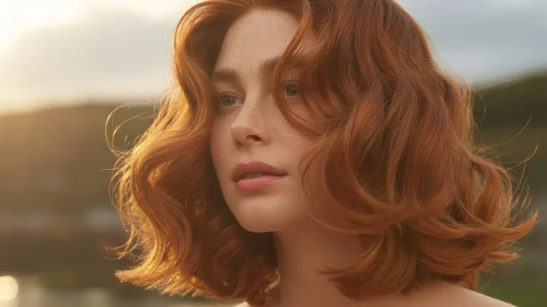 Warm Summer Auburn Hair Color 2026 Soft Waves That Catch Every Bit Of Light