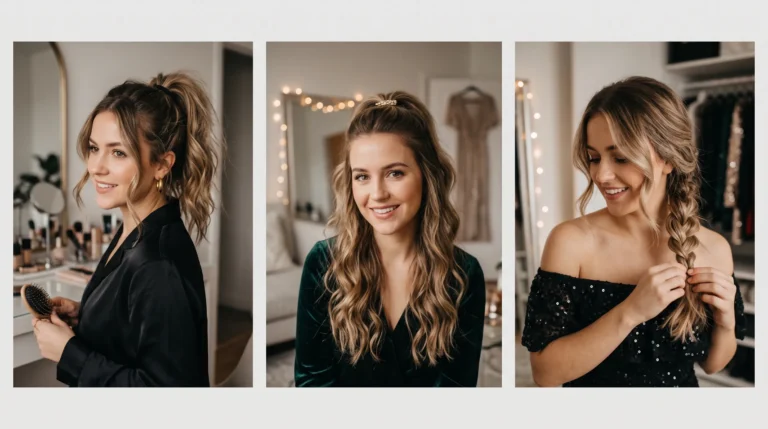 Easy Hairstyles For Last Minute Party Prep Effortless Glam