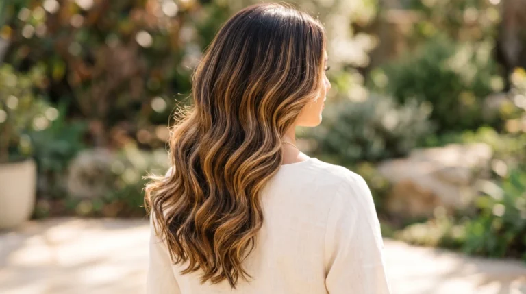 Gorgeous Dark Brown Hair with Highlights Ideas