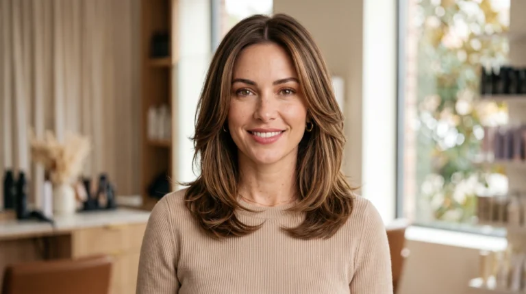 28 Medium Length Layered Haircuts for Volume and Style
