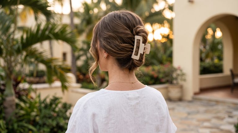 10 Vacation Claw Clip Twist Hairstyles You’ll Actually Want to Wear