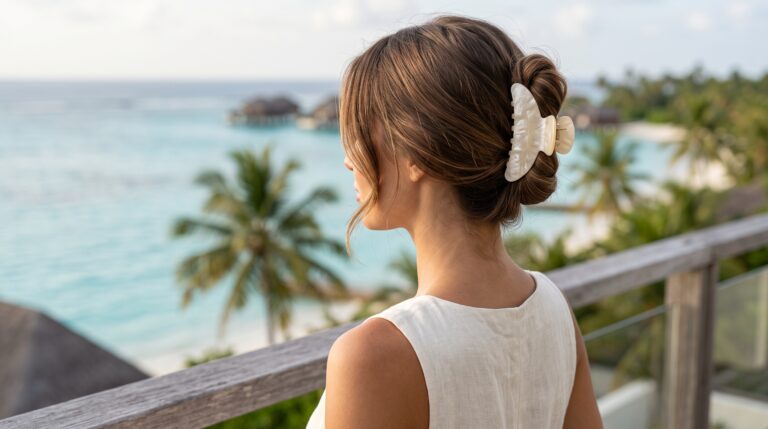 10 Shell Clip Vacation Bun Hairstyles That Are Perfect for Your Next Trip