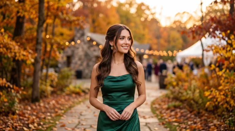 Fall Hairstyles for Wedding Guests Half Up: 16 Elegant Looks for Autumn